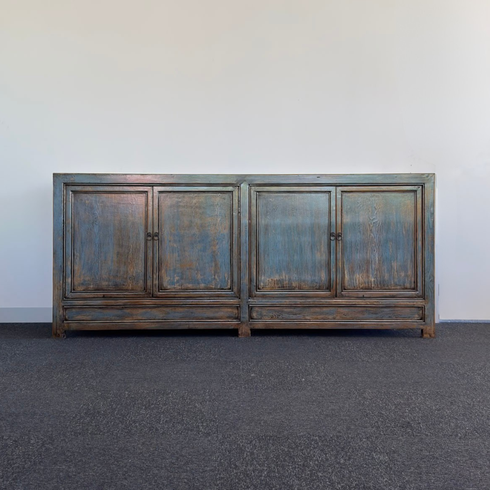 Blue Ash 4 Door Buffet | Lacquered | 220 cm