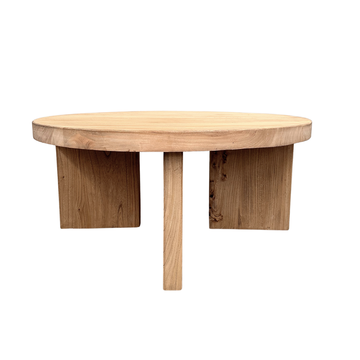 Panel Round Coffee Table | Natural | 90 cm