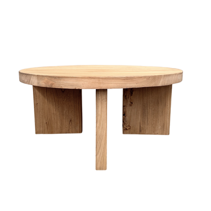 Panel Round Coffee Table | Natural | 90 cm