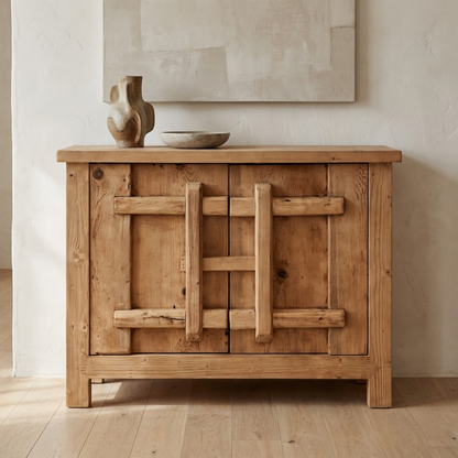 Latch 2 Door Cabinet | Rustic | 120 cm