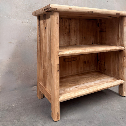 Heritage 2 Pocket Low Shelf | Rustic | 90 cm