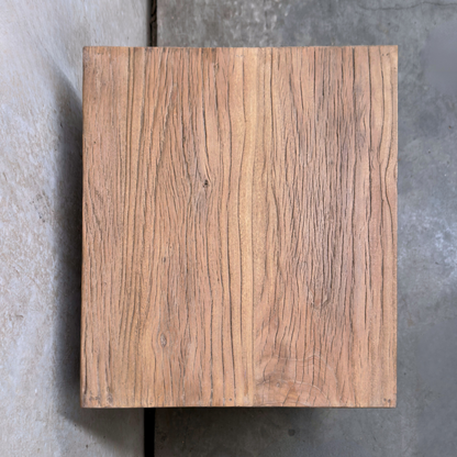 Linear 1 Drawer 2 Door Bedside | Oat | 50 cm
