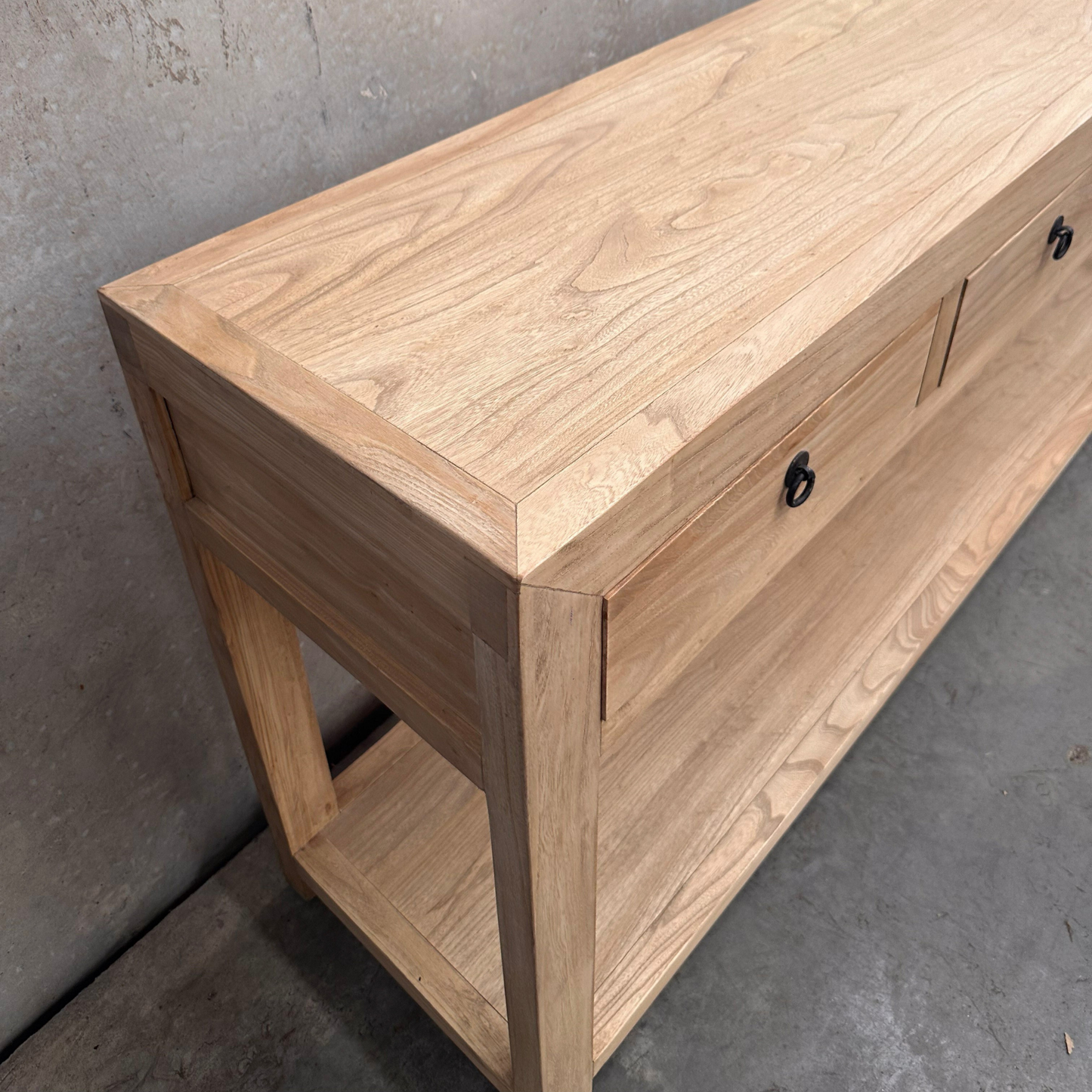 Linear 4 Drawer Console | Natural | 200 cm