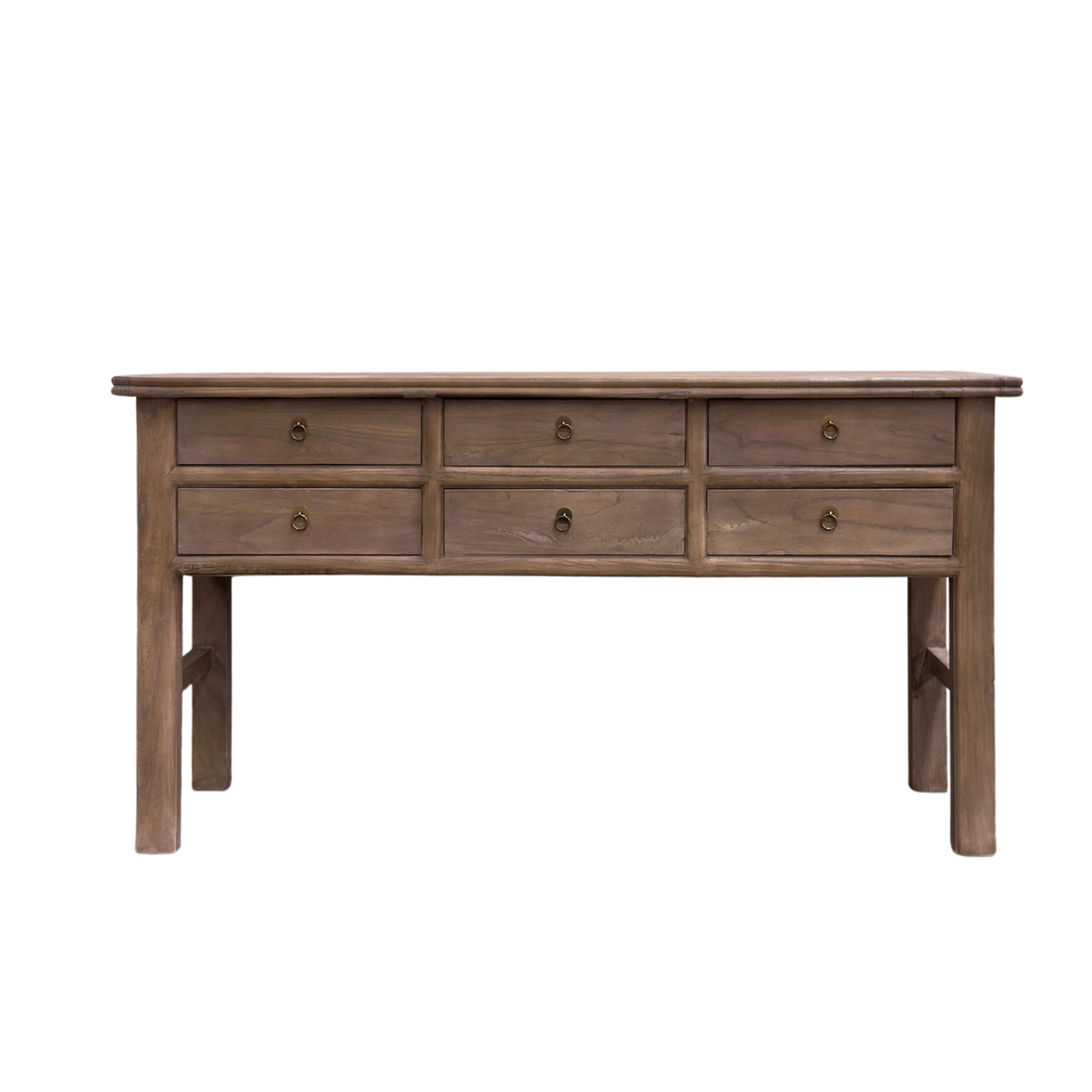 Heritage 6 Drawer Console | Oat | 160 cm
