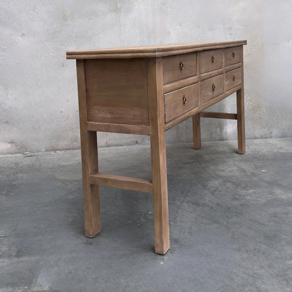 Heritage 6 Drawer Console | Oat | 160 cm