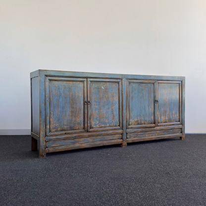 Blue Ash 4 Door Buffet | Lacquered | 220 cm