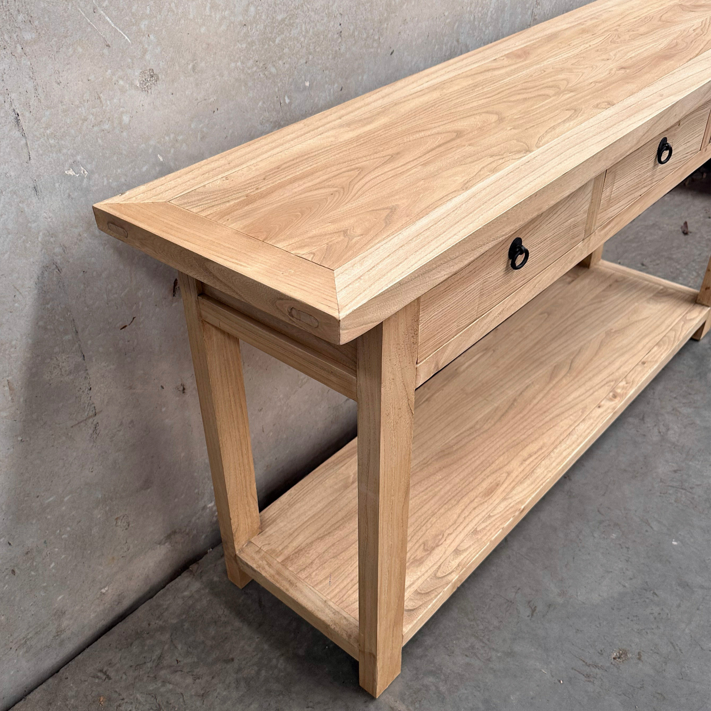 Heritage 3 Drawer Console | Natural | 170 cm