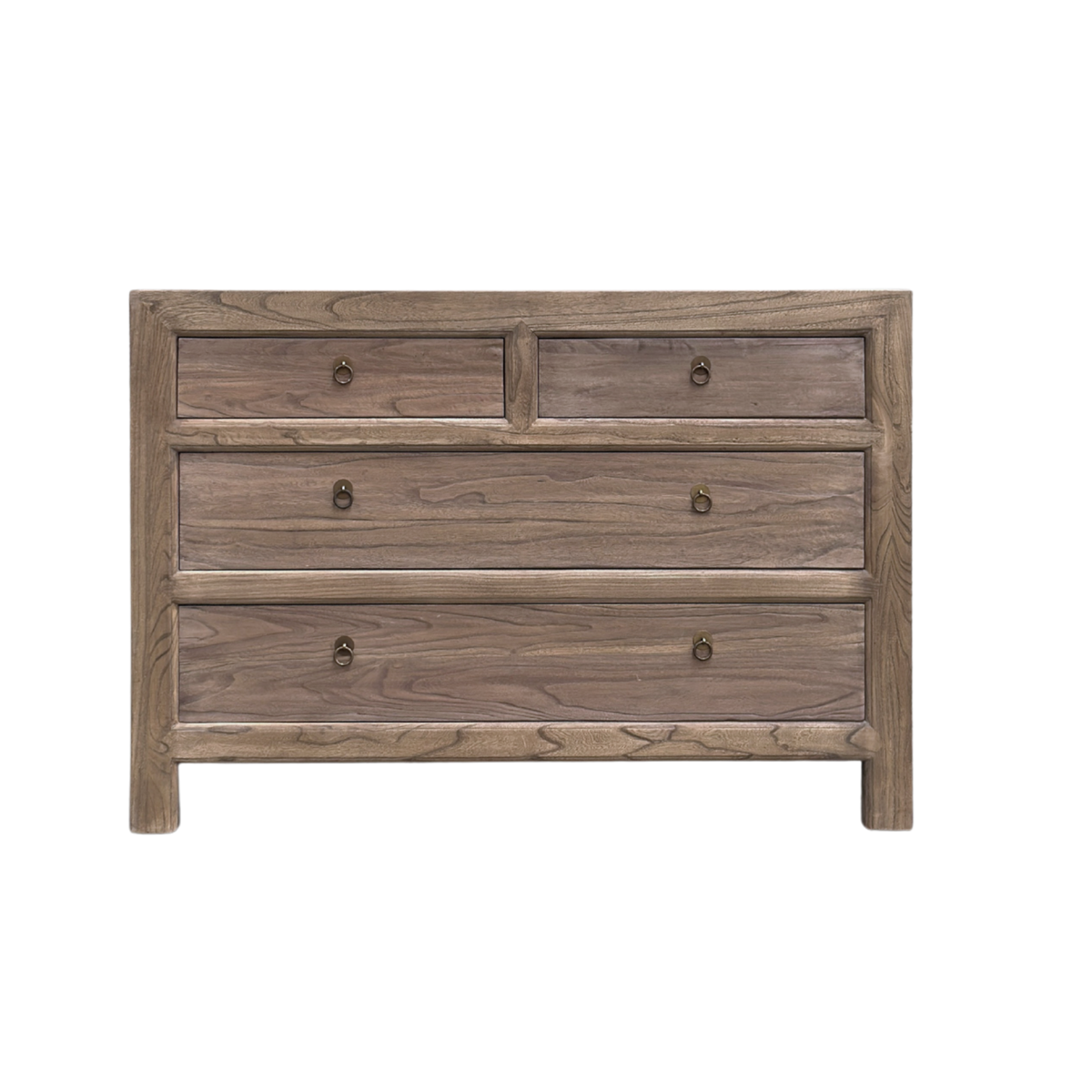 Linear 4 Drawer Chest Cabinet | Oat | 116 cm