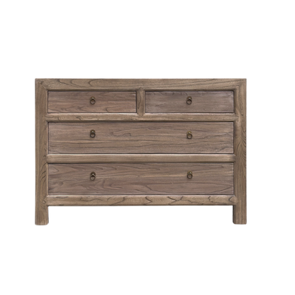 Linear 4 Drawer Chest Cabinet | Oat | 116 cm