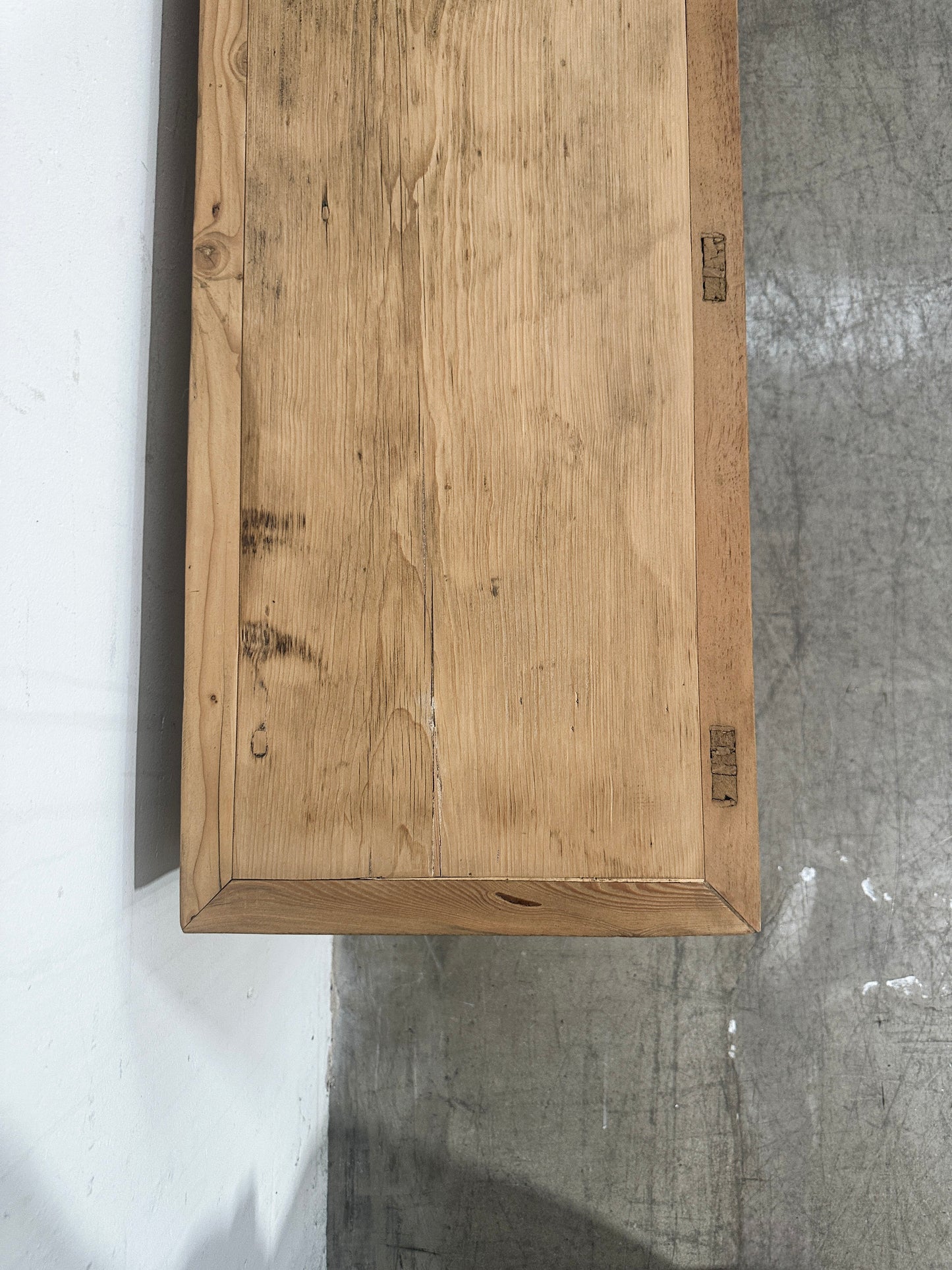 Reclaimed Elm Console Table - 4 Drawer