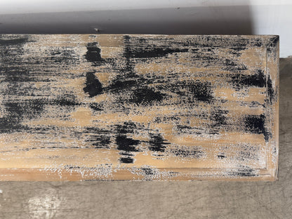 Rustic Blue Paint Buffet Table (H13)
