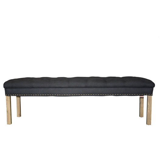 Dorset Ottoman - Charcoal