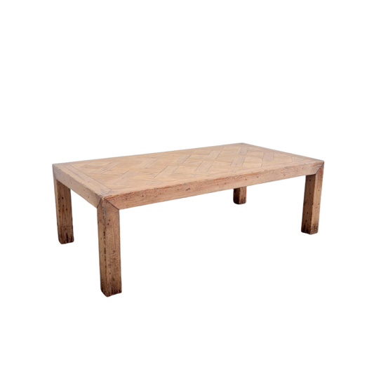 Parquetry Coffee Table | Rustic | 130 cm