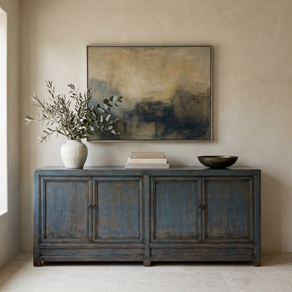 Blue Ash 4 Door Buffet | Lacquered | 220 cm