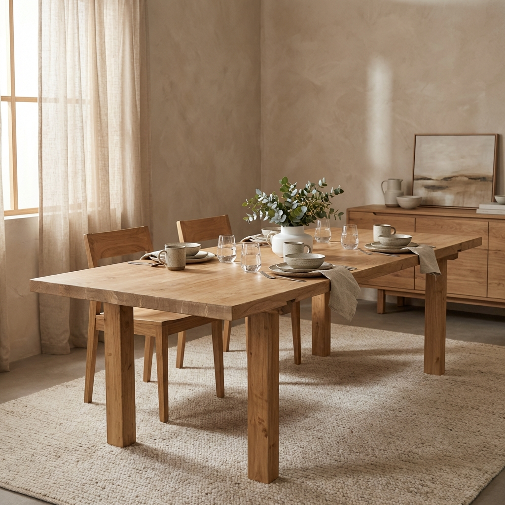 Dovetail Table | Natural | 200 cm