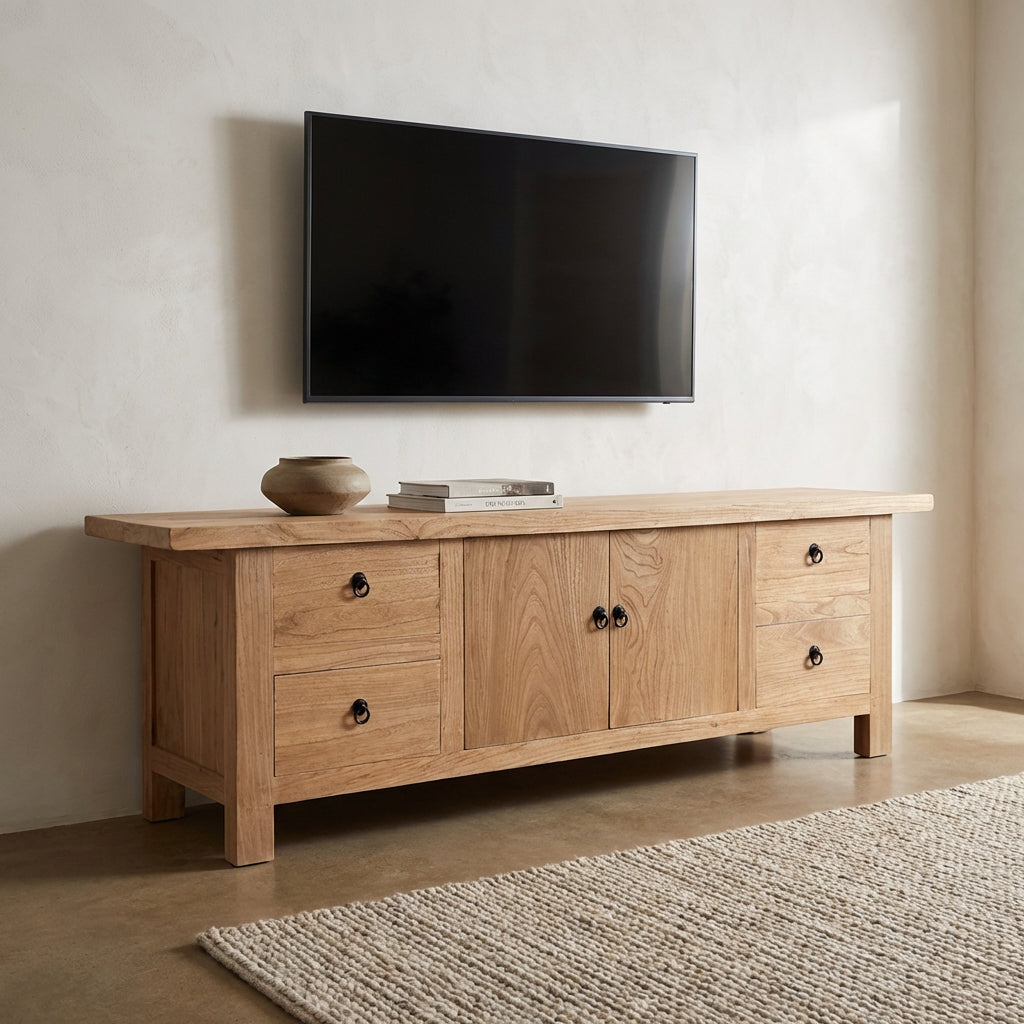 Heritage Low Cabinet | Natural | 180 cm