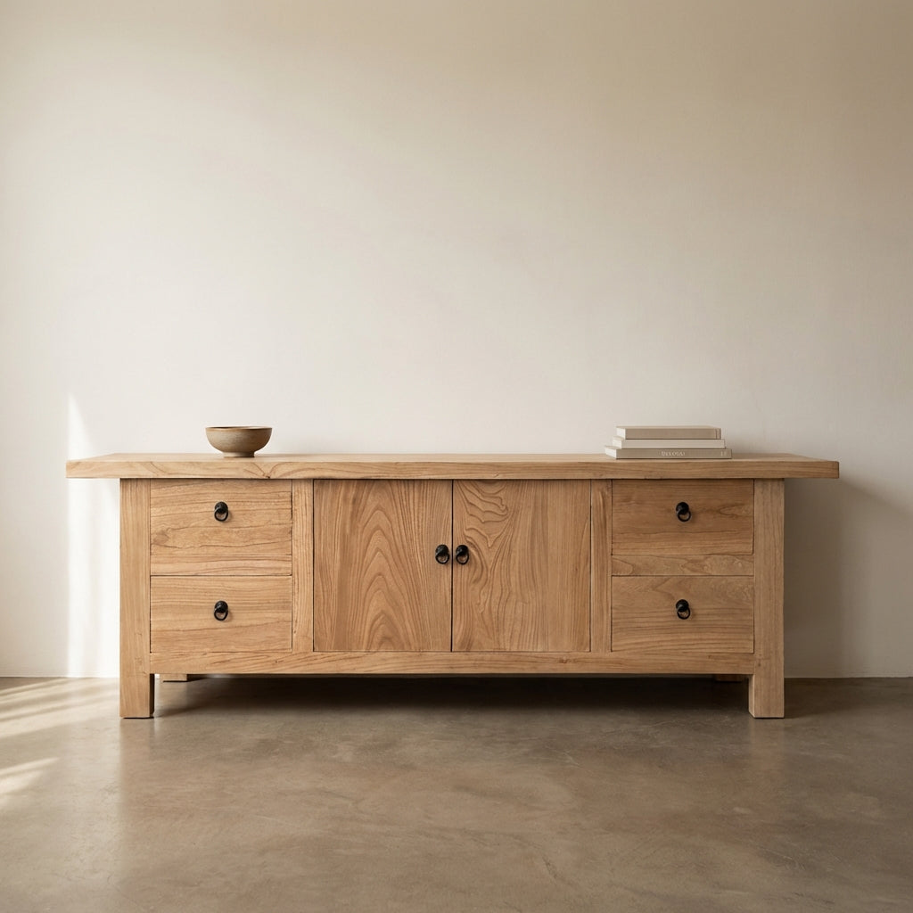 Heritage Low Cabinet | Natural | 180 cm