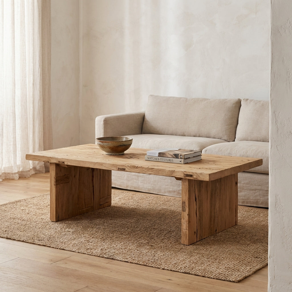 Chunky Coffee Table | Rustic | 130 cm
