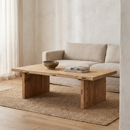 Chunky Coffee Table | Rustic | 130 cm