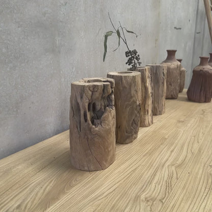 Elm Root Vase | Rustic