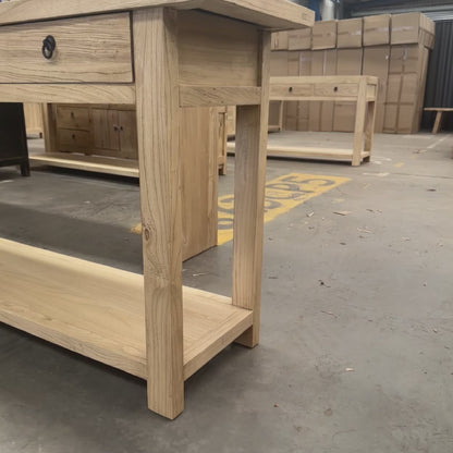 Heritage 3 Drawer Console | Natural | 170 cm
