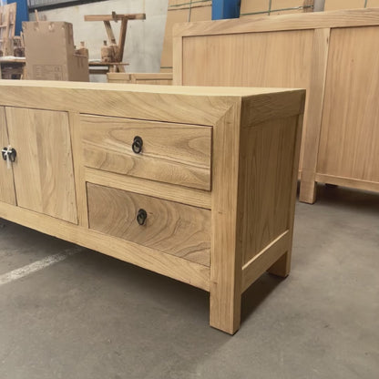 Linear Low TV Cabinet | Natural | 180 cm