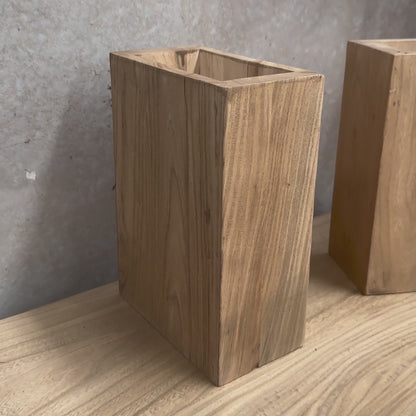 Elm Box Vase