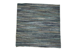 Mulberry Hand Woven Linen Cushion - Blue
