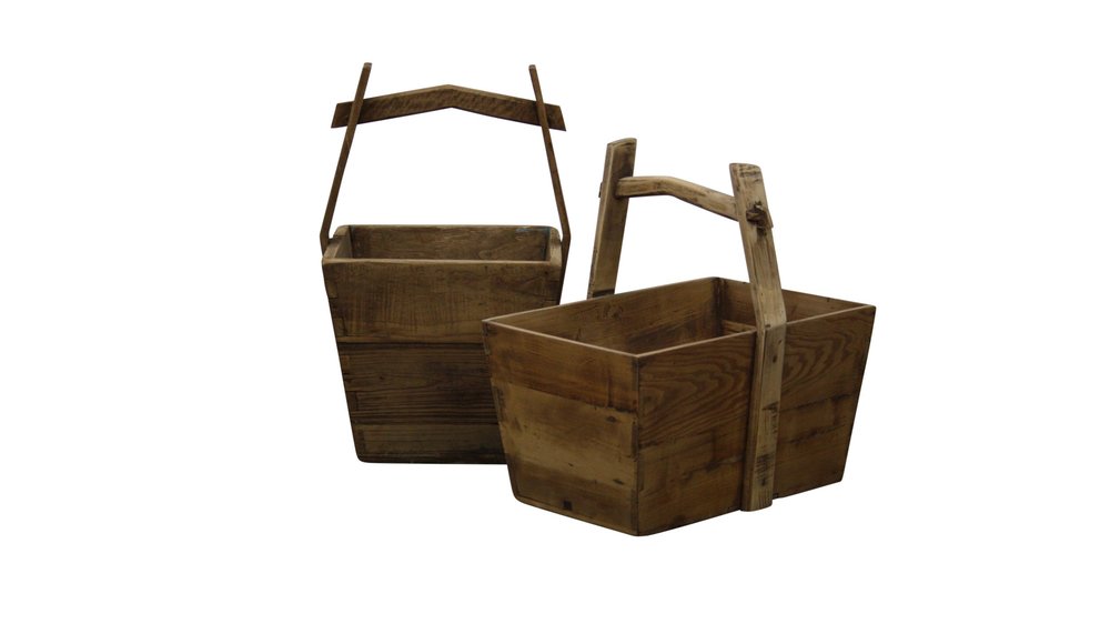 Traditional Chinese Elm Bucket
