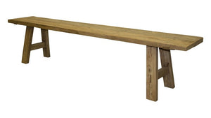 Reclaimed Timber Low Elm Bench (2 sizes)