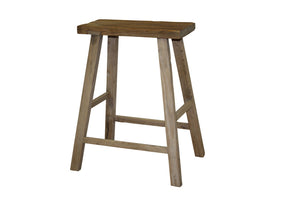 Reclaimed Elm Bar Stool