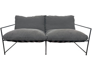 Soho 2 Seater Sofa (nature and charcoal)