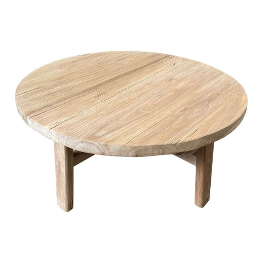 Reclaimed Elm Coffee Table 1m Round