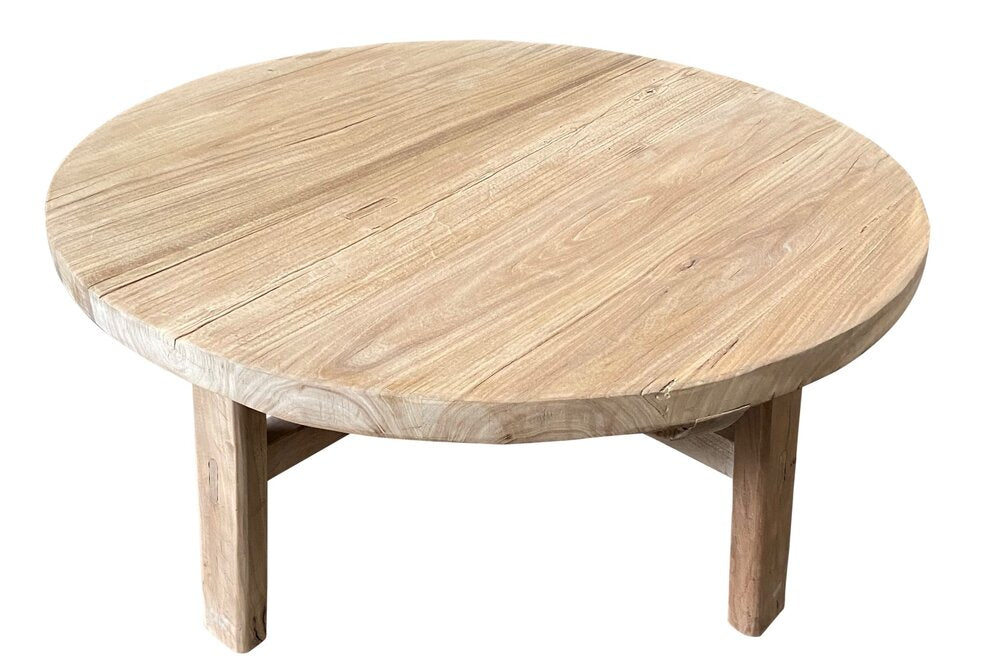 Reclaimed Elm Coffee Table 1m Round