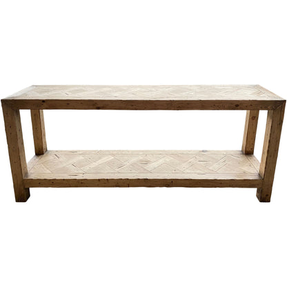 Parquetry Console Table