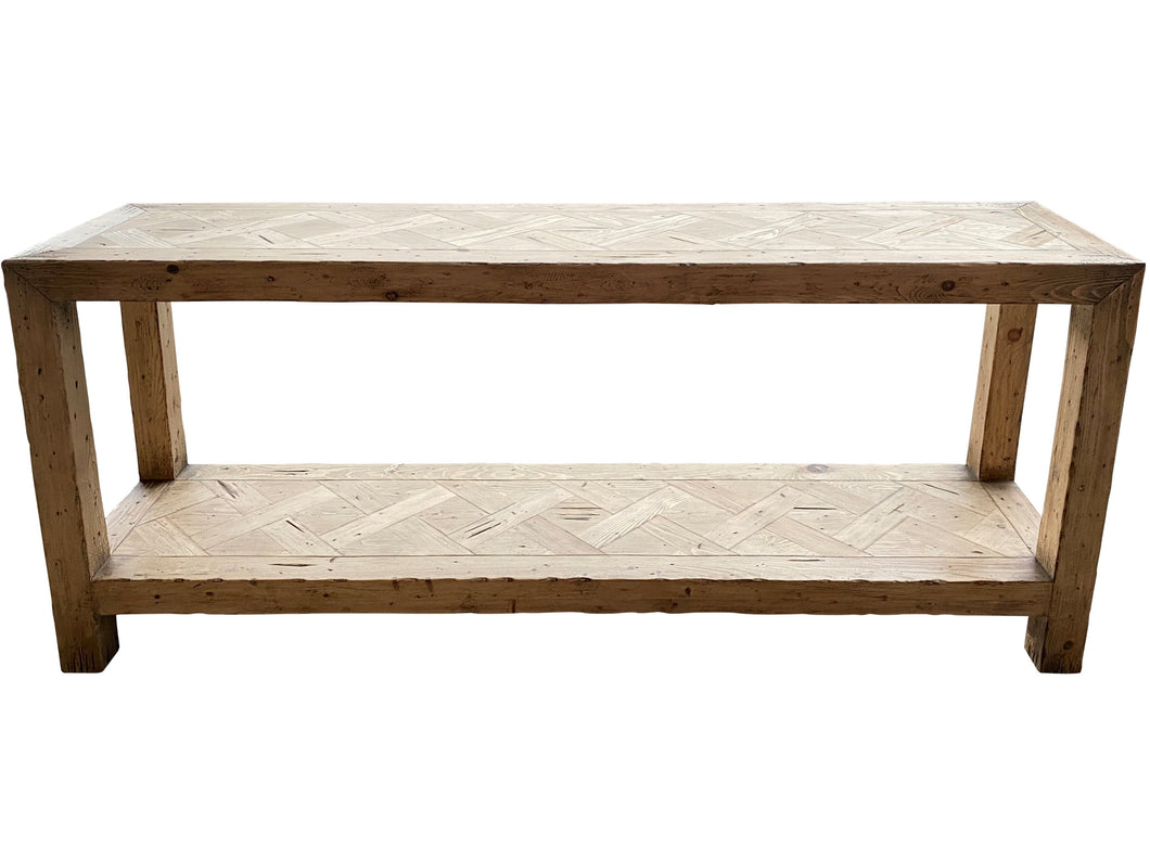 Parquetry Console Table
